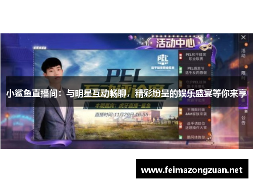 小鲨鱼直播间：与明星互动畅聊，精彩纷呈的娱乐盛宴等你来享